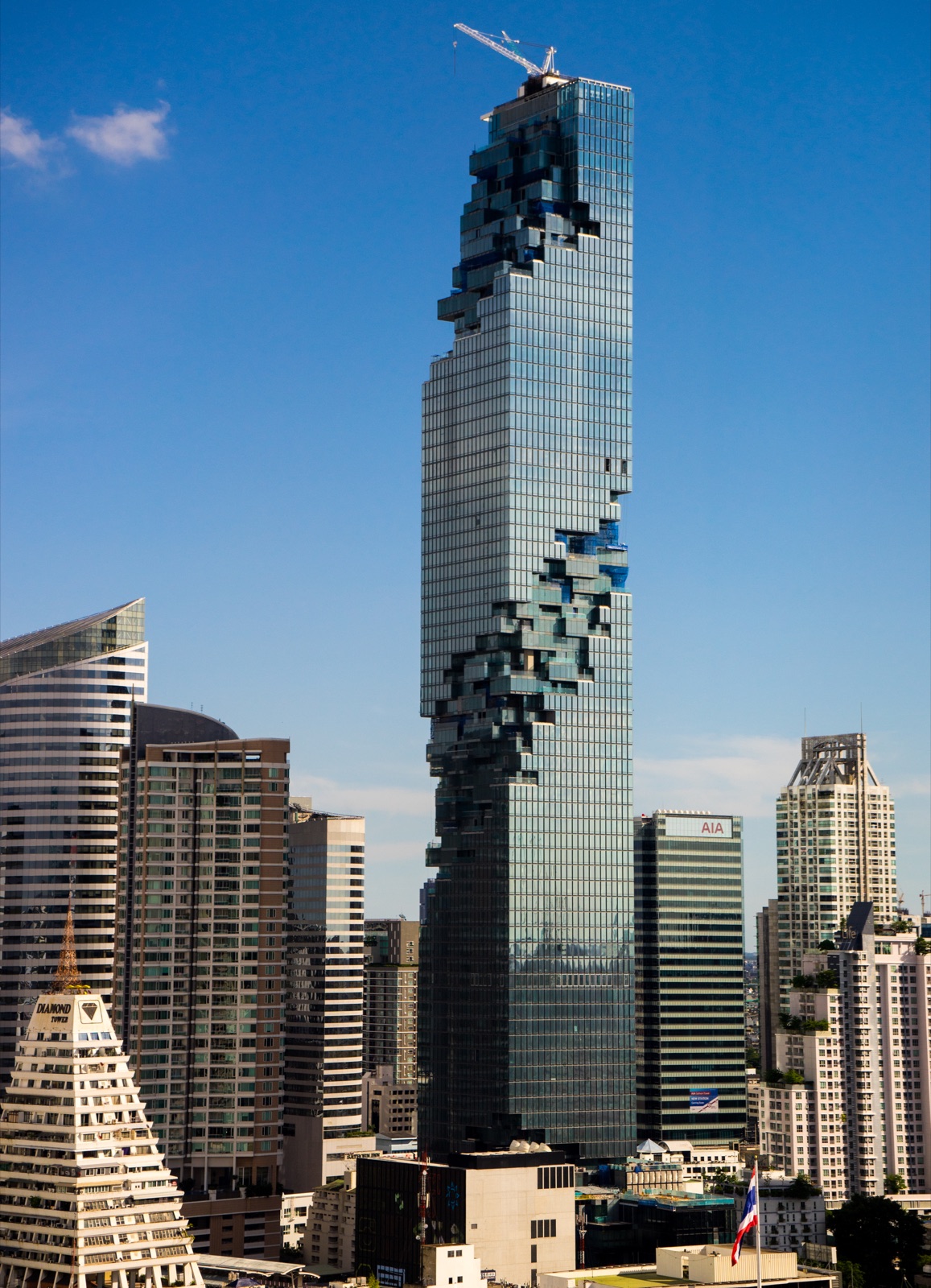 曼谷 MahaNakhon 摩天楼街区视角