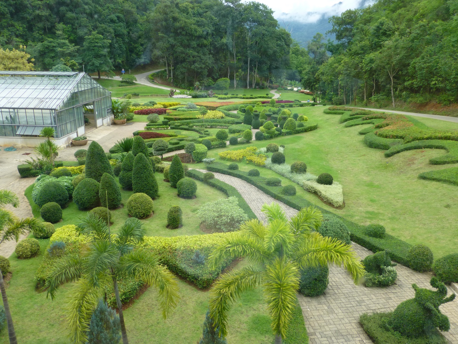 雨季清迈湄林 Queen Sirikit Botanic Garden 园区景观