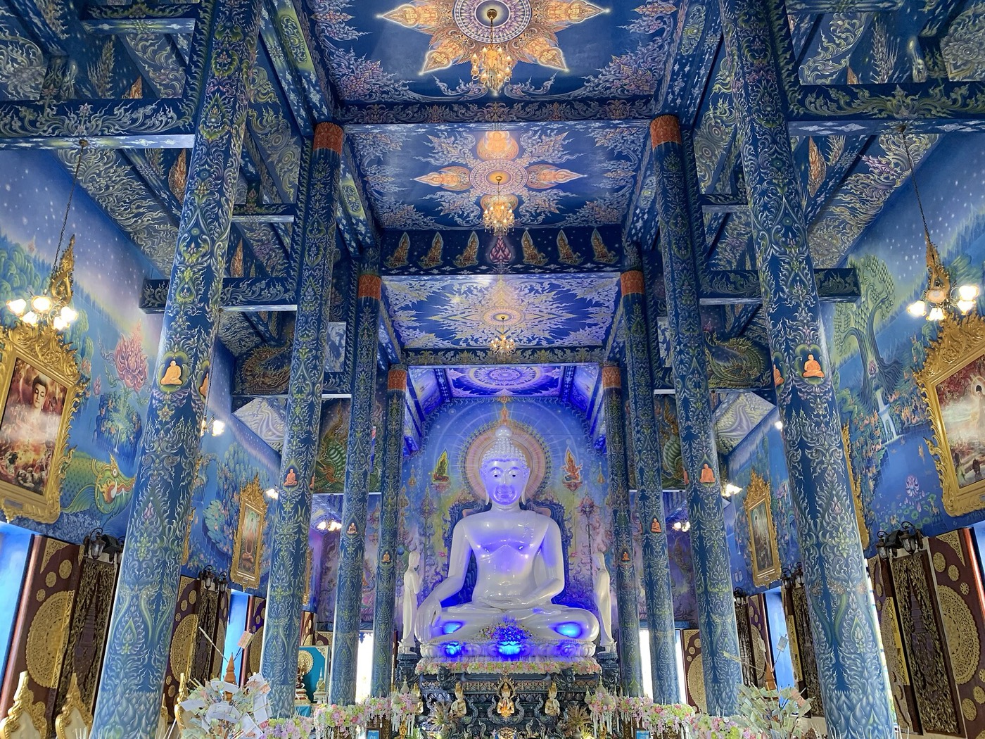 清莱蓝庙 Wat Rong Suea Ten Blue Temple Chiang Rai 图 3