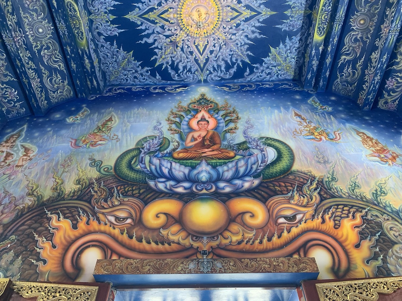清莱蓝庙 Wat Rong Suea Ten Blue Temple Chiang Rai 图 4