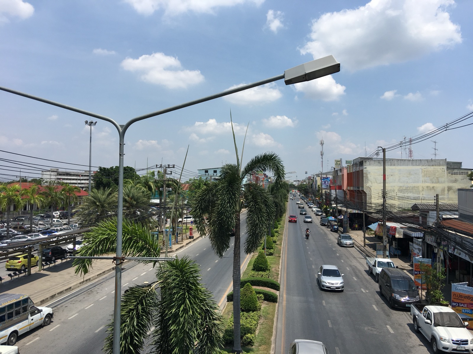 北柳市区道路,适合说明步行和叫车衔接
