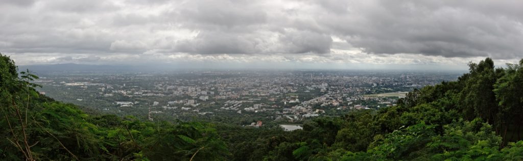 清迈素贴山观景台和城市视野