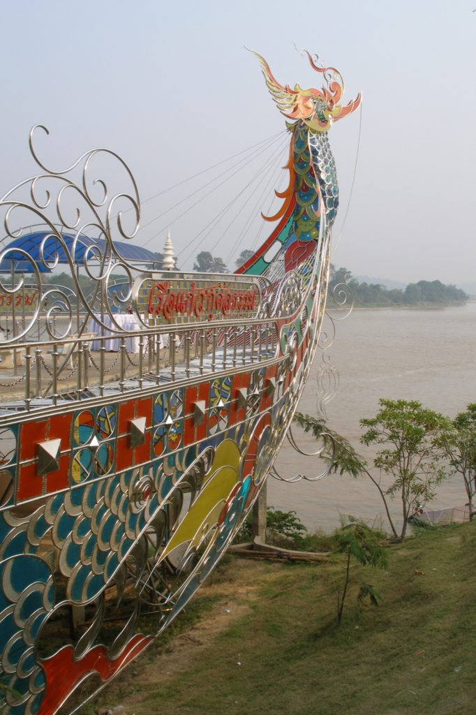 清莱 Chiang Saen 金三角附近河岸景色