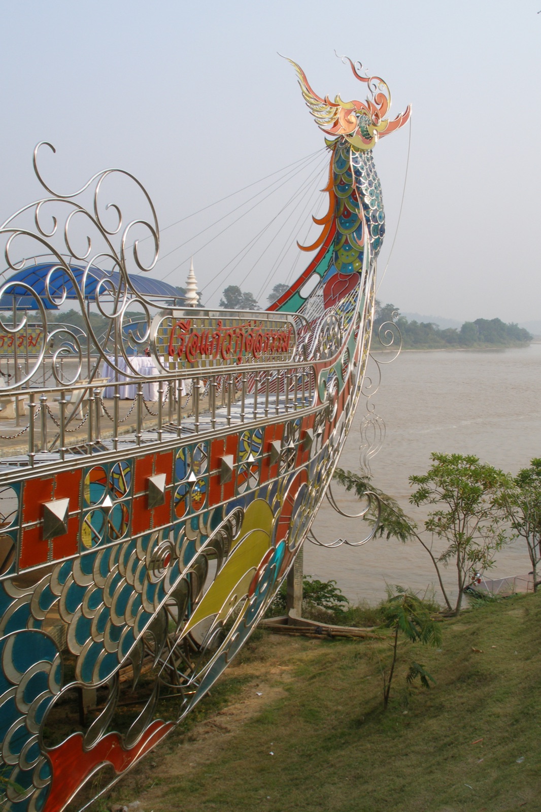 清莱 Chiang Saen 金三角附近河岸景色