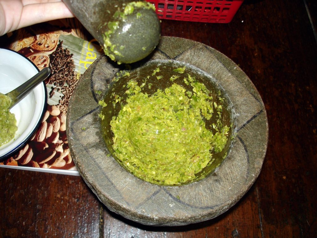 泰式绿咖喱酱和香料