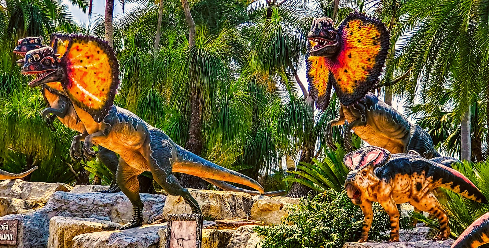 芭提雅东芭乐园 Dinosaur Valley 恐龙模型