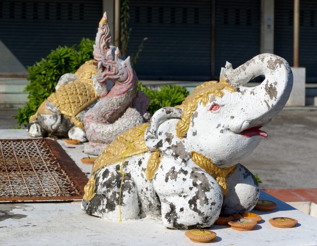 清迈古城 Wat Chiang Man 清曼寺细节