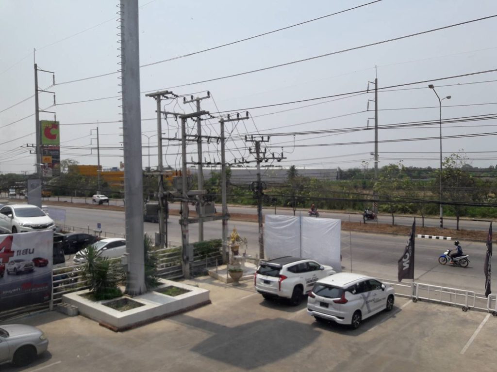 巴吞他尼道路与市场周边交通环境
